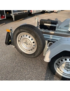 KIT ROUE DE SECOURS + SUPPORT 155/70R13  ROADSTER MOTO 1 V2 (KXL) Debon