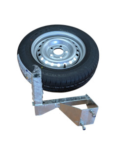 KIT ROUE DE SECOURS + SUPPORT 155/70R13  ROADSTER MOTO 1 V2 (KXL) Debon 2