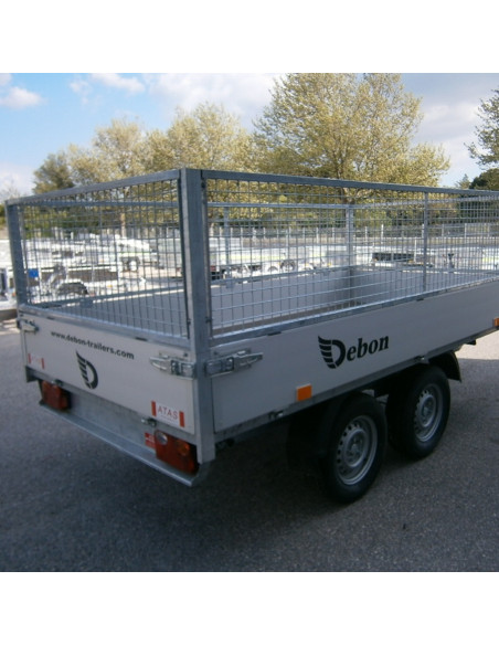 REHAUSSE GRILLAGE POTEAUX CARRES  BENNE DEBON PW1.2 (AM) - 300*160 H 60