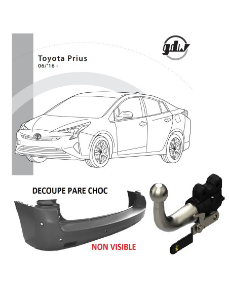 2169T36 ATTELAGE TOYOTA PRIUS DE 06/16- 