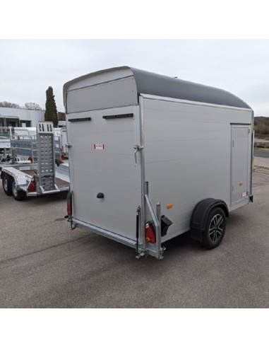 FOURGON C300 GRIS 300*155*190 1300KG ALU +P.LATERALE JANTE ALU
