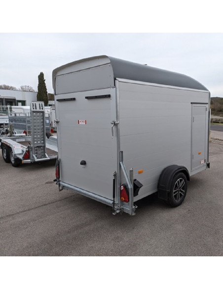 FOURGON C300 GRIS 300*155*190 1300KG ALU +P.LATERALE JANTE ALU