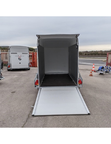 FOURGON C300 GRIS 300*155*190 1300KG ALU +P.LATERALE JANTE ALU