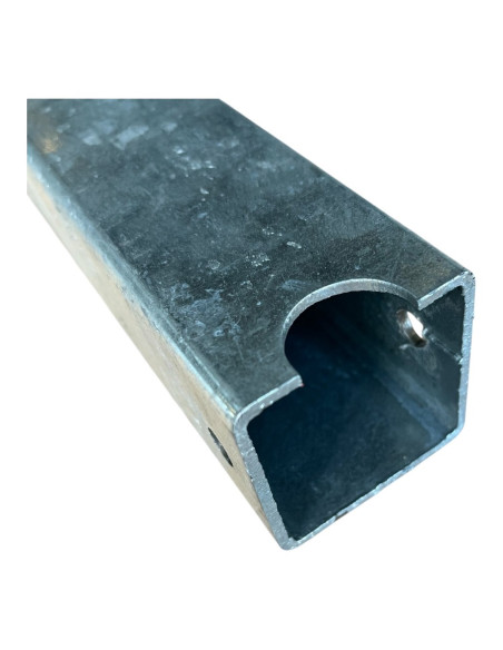 CHANDELLE TUBE 50*50 LONGEUR 30 CM GALVANISEE POUR PATIN (Sunway)