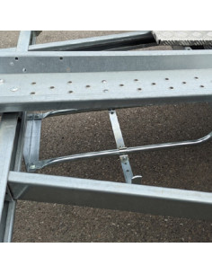 SUPPORT ROUE DE SECOURS  CHASSIS 451/751/PMB (Erdé) 2