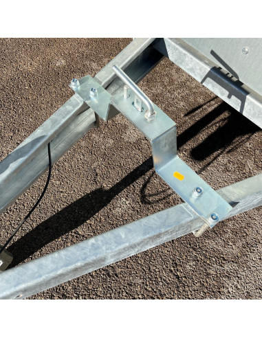 SUPPORT HORIZONTAL DE ROUE DE SECOURS SUR FLECHE 