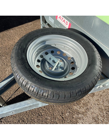 SUPPORT HORIZONTAL DE ROUE DE SECOURS SUR FLECHE 