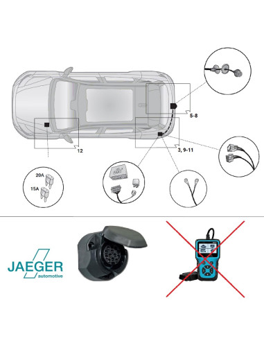 21500748 FAISCEAU 13 BROCHES RENAULT