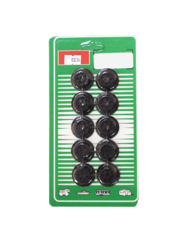PION DE BACHE PLASTIQUE Ø 35 mm - VENDU PAR 10