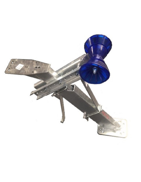 BUTEE DE TREUIL SANS LE TREUIL GALVANISEE AVEC BUTEE D'ETRAVE HAUTEUR REGLABLE 500-750