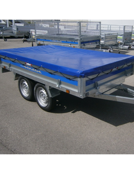 BACHE PLATE TOLEDE - BENNE NON FREINEE 256*147 (Lider)