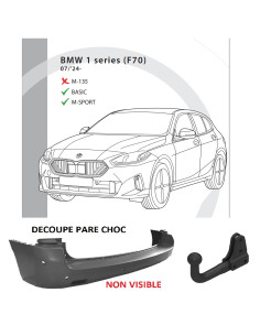 2876T48 ATTELAGE BMW SERIE 1 (F70) de 07/24 - 