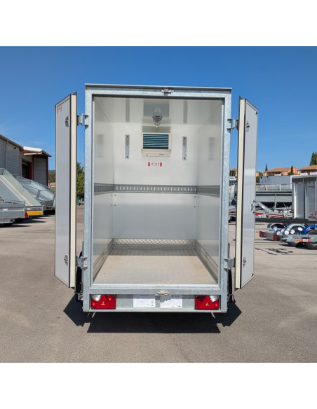 A LOUER FOURGON FROID POSITIF 250*125*180 1 ESSIEU 1300 KG (Bw)