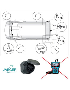 21500694 FAISCEAU 13 BROCHES  BOXER -  JUMPER -  DUCATO DE 07/21 - 
