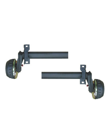PAIRE DE 1/2 ESSIEU 900 KG 4T130 FR1637 SANS CABLE (Alko)