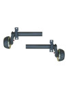 PAIRE DE 1/2 ESSIEU 900 KG 4T130 FR1637 SANS CABLE (Alko)