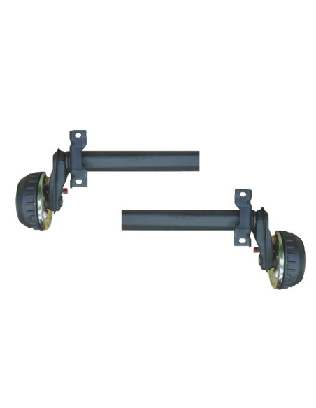 PAIRE DE 1/2 ESSIEU 750 KG 4T130 FR1637 SANS CABLE (Alko)