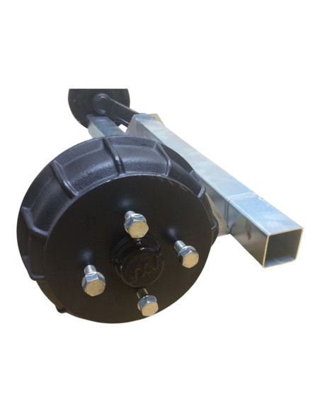 PAIRE DE 1/2 ESSIEU 1100 KG PERCAGE 4T100 (Gsm Gkn)
