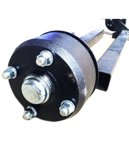 PAIRE DE DEMI ESSIEU FREINE 900KG  130X4 FREIN AF3 (Rtn) Stock Uniquement