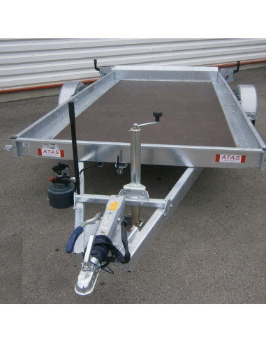 PLATEAU ABAISSABLE NU 350*180 - 1500 KG PTC 1 ESSIEU (Lider)