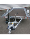 PLATEAU ABAISSABLE NU 350*180 - 1500 KG PTC 1 ESSIEU (Lider)
