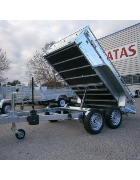 BENNE 41352 253*134 - 1500 KG PTC - ROUES EXTERIEURES (Lider)