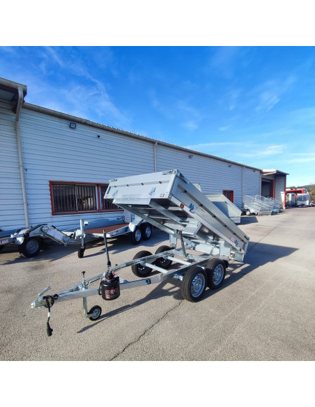 BENNE 39560 FLEXI POMPE 253*147 - 750 KG PTC NON FREINEE - 2 ESSIEUX  (Lider)