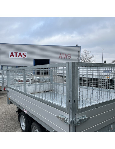 REHAUSSE GRILLAGEE H60  BENNE & PLATEAU  306 x 170  (Saris)