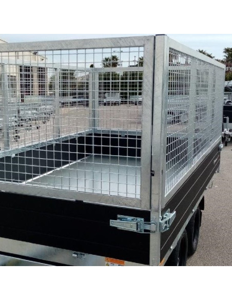 REHAUSSE GRILLAGEE H90  BENNE & PLATEAU  306 x 170  (Saris)
