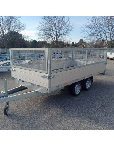 REHAUSSE GRILLAGEE H60 - BENNE K1 et PLATEAU  356 x 184 (Saris)