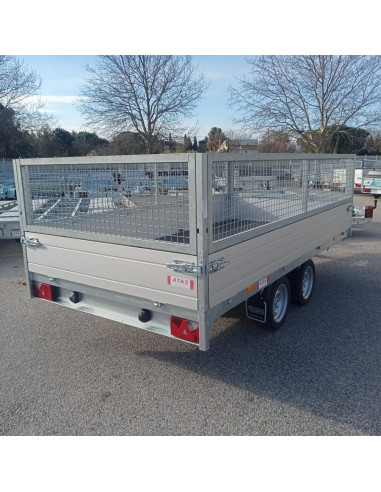 REHAUSSE GRILLAGEE H60 - BENNE K1 et PLATEAU  356 x 184 (Saris)