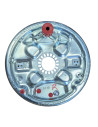 KIT PLATEAUX DE FREIN 2051 AAA PREMIUM Ø 200 (Alko)