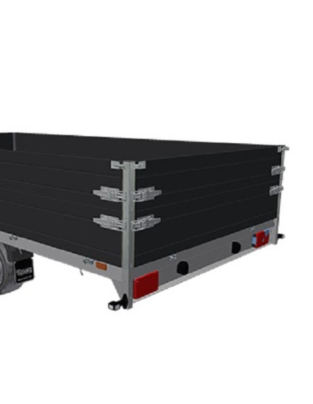 DOUBLE RIDELLE BLACK  H30 - PLATEAU & BENNE  276 x 170 (Saris)