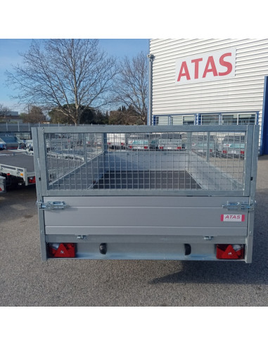 REHAUSSE GRILLAGEE H60 - BENNE K1 et PLATEAU  406 x 184 (Saris)