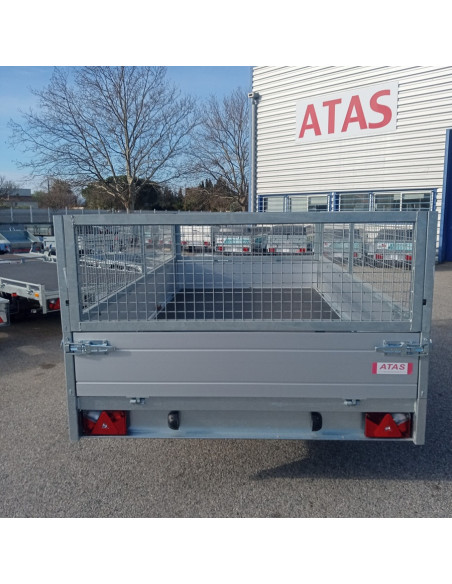 REHAUSSE GRILLAGEE H60 - BENNE K1 et PLATEAU  406 x 184 (Saris)