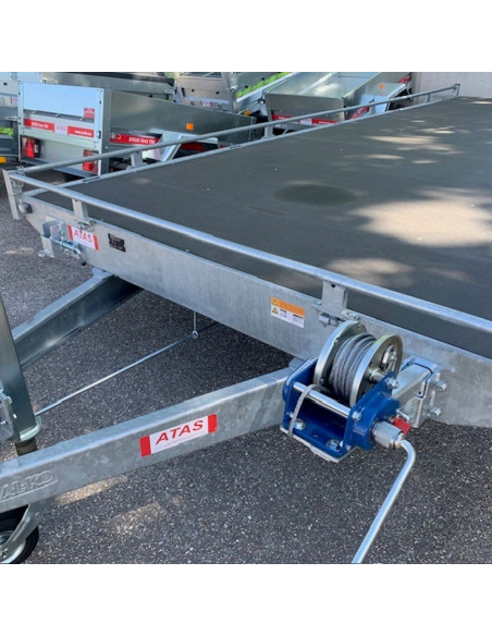 SUPPORT + TREUIL MANUEL PLATEAU ET TP TRANSPORTEUR (Saris)