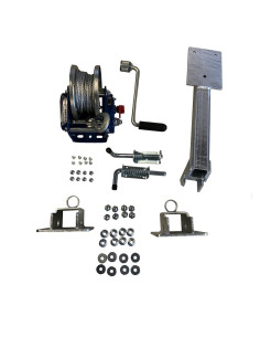 SUPPORT + TREUIL MANUEL PLATEAU ET TP TRANSPORTEUR (Saris) 2