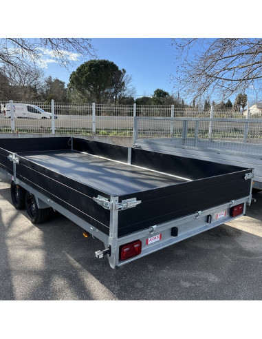 PLATEAU RIDELLES HD Black 506*224 3500 KG PTC (Saris)