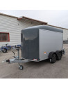 FOURGON C500 313*164*201 2000 KG ALU & POLY GRIS +P.LATERALE JANTES ALU