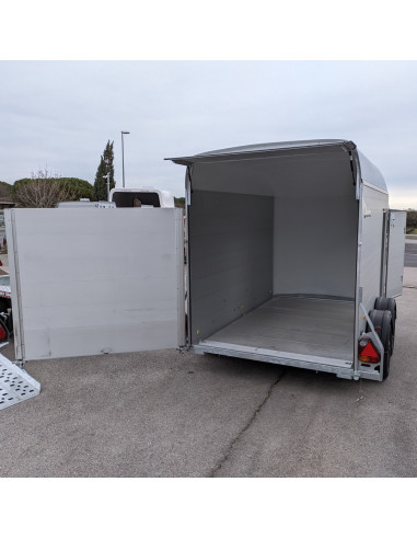 FOURGON C500 313*164*201 2000 KG ALU & POLY  GRIS +P.LATERALE  JANTES ALU 