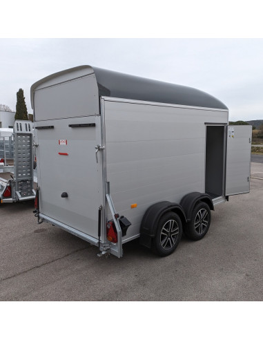 FOURGON C500 313*164*201 2000 KG ALU & POLY  GRIS +P.LATERALE  JANTES ALU 
