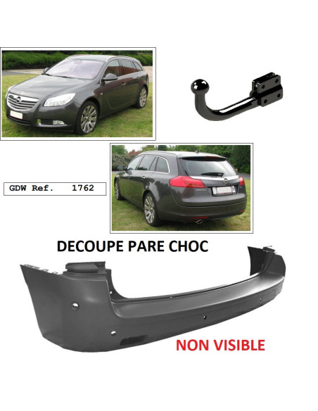 1762T45 ATTELAGE OPEL INSIGNIA SPORTSTOURER 01/09 A 03/17