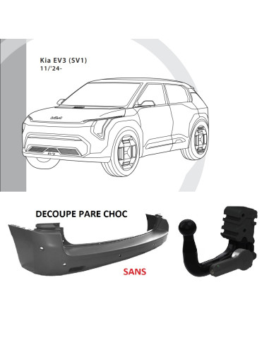 2854T60 ATTELAGE KIA EV3 DE 11/24 - 