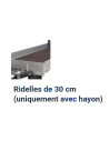 3 RIDELLES ALU 30 cm sur MULTITRANSPORTEUR pour version pont (Saris)