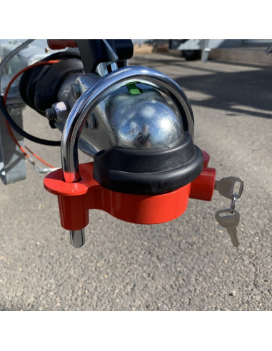 ANTIVOL ANNEAU JAUNE OU ROUGE  UNIVERSEL BRIDE EN U SUR LE DESSUS