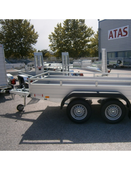 McALU PRO 305*153*45 - 2000 KG PTC RAMPES INTEGREES (Saris)