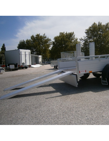 McALU PRO 305*153*45 - 2000 KG PTC RAMPES INTEGREES (Saris)