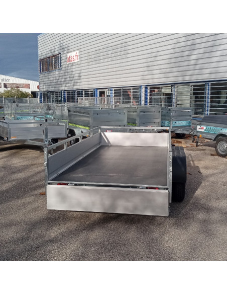 McALU PRO 305*153*45 - 2700 KG PTC + LOGEMENT POUR RAMPES (Saris)