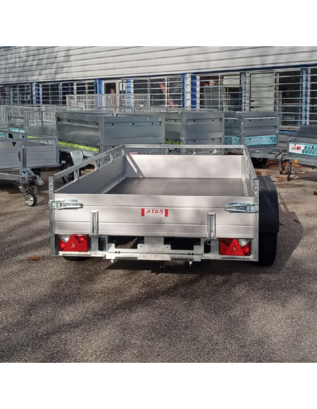 McALU PRO 305*153*45 - 2700 KG PTC + LOGEMENT POUR RAMPES (Saris)