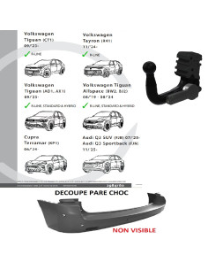 2984T60 ATTELAGE Q3 TERRAMAR TAYRON TIGUAN 3 